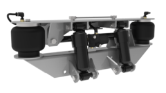 Front view of 2251 A000 cab suspension