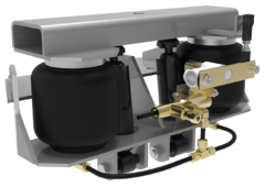 Front view of 2365 0000 cab suspension