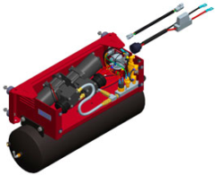 A rendering of a light duty air kit