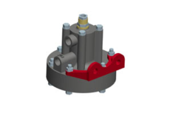 A rendering of the ratio relay valve
