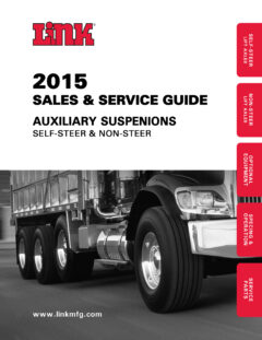 2015 Sales and Service Guide for Steerable and Non-Steerable Auxiliary Suspensions