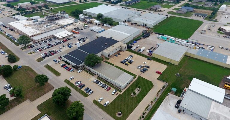 Aerial photo of Link's Sioux Center, IA Campus