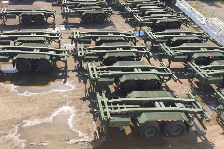 MSVS trailers lined up