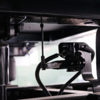 600 series height control valve installed on cab suspension