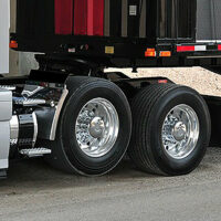 6x2 Lift Axle - Adaptive Loading on a semi truck
