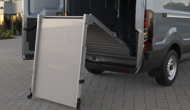 LB20 folding out of a Ford Transit