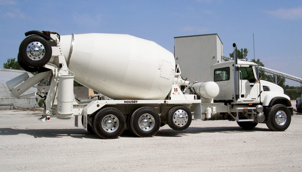 A cement mixer