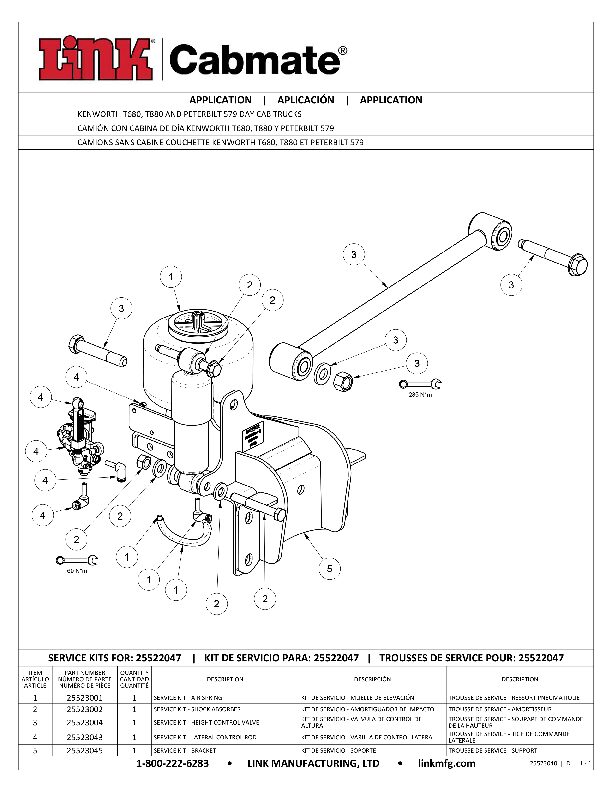 PACCAR Day Cab document image - page 1