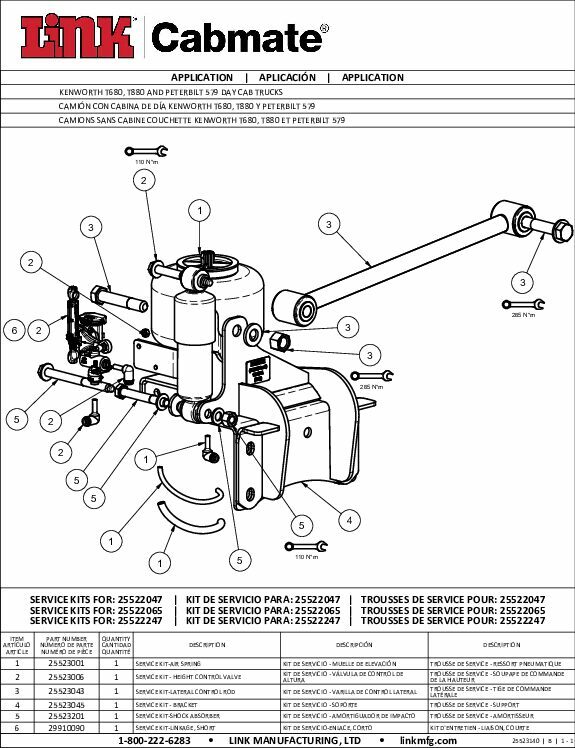 PACCAR Day Cab document image - page 1