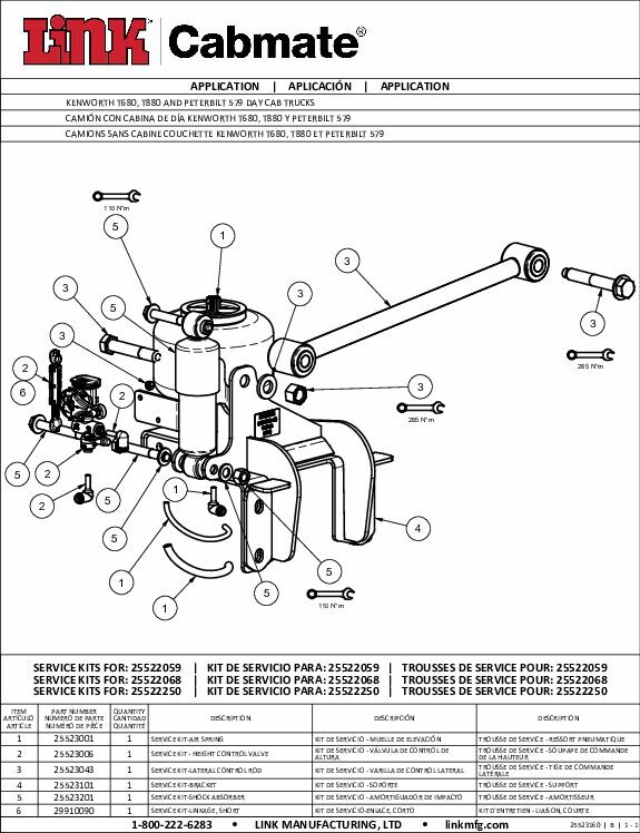PACCAR Day Cab document image - page 1