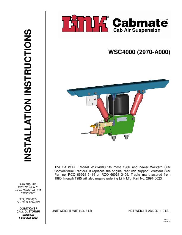 WSC4000 document image - page 1