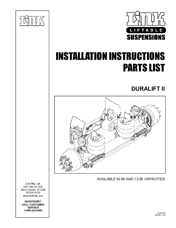 13.2K DuraLift II document image - page 1