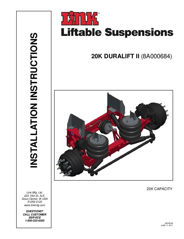 20K DuraLift II document image - page 1