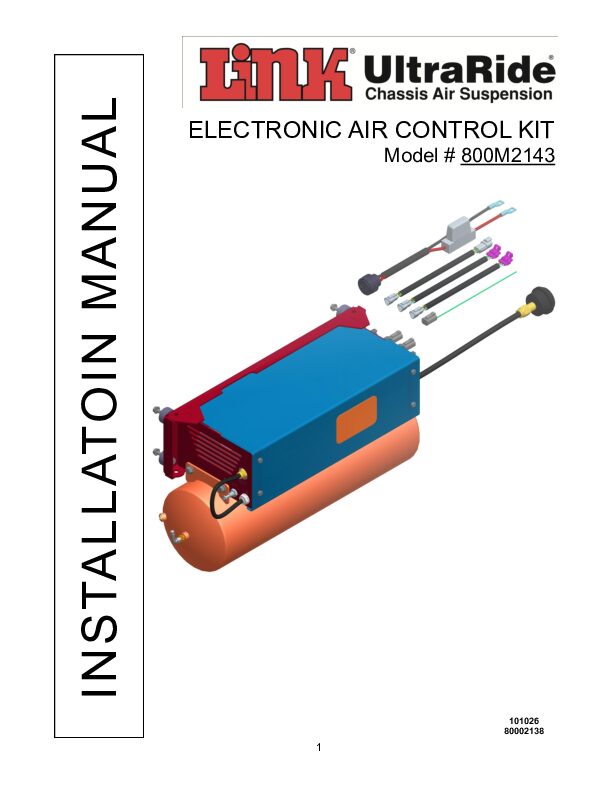 Electric Air Kit Parts document image - page 1