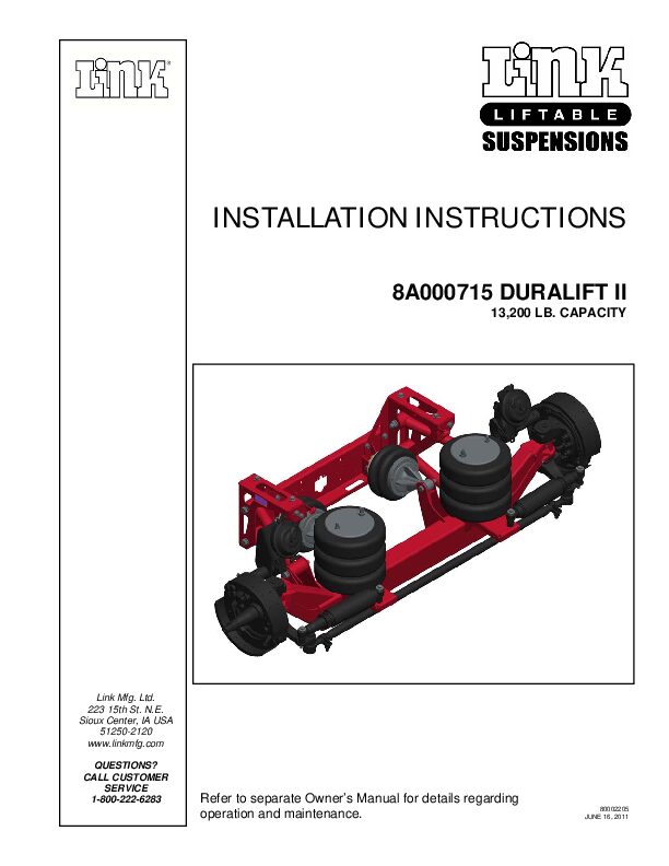 13.2K DuraLift II document image - page 1