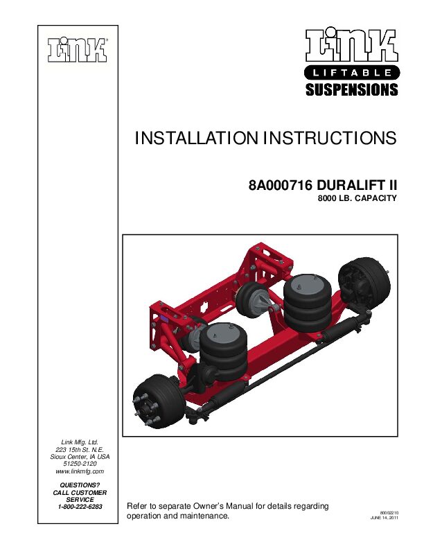 8K DuraLift II document image - page 1