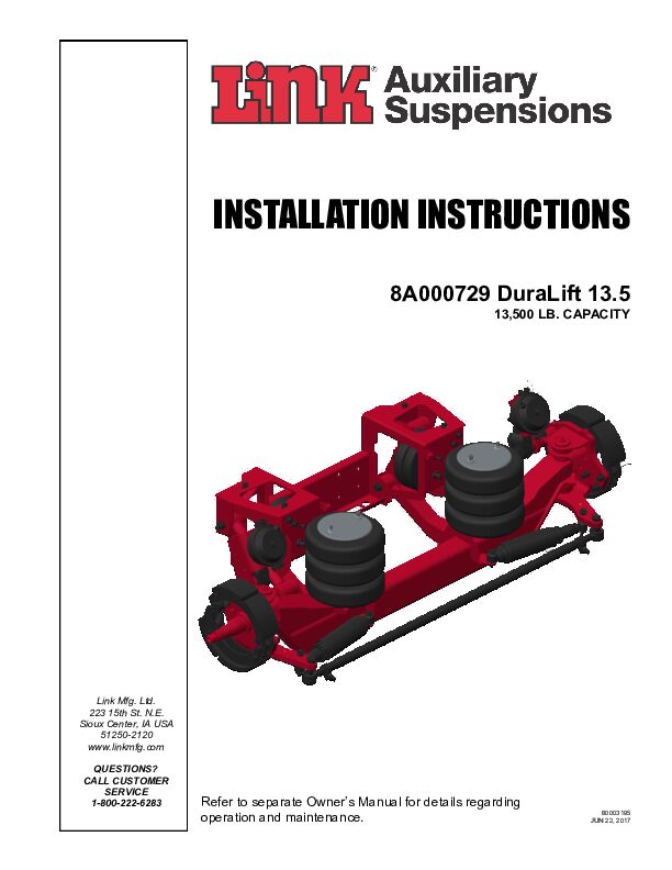 13.5K DuraLift document image - page 1