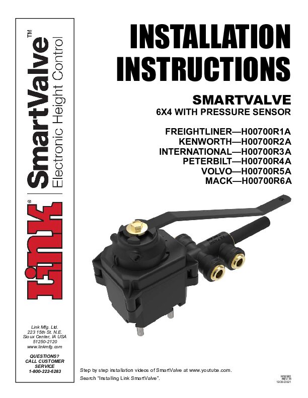 6x4 With Pressure Sensor - ENGLISH document image - page 1