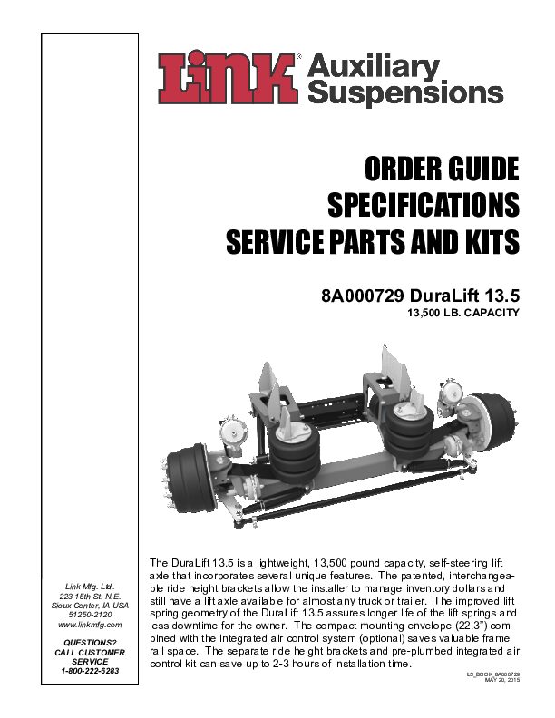 13.5K DuraLift document image - page 1