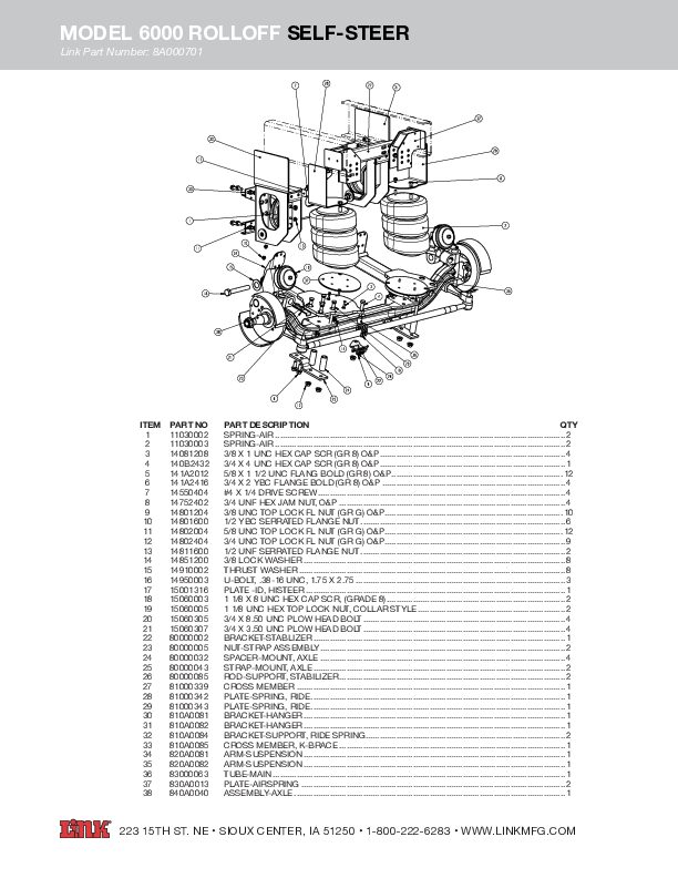 13.2K Model 6000 ROLLOFF document image - page 1