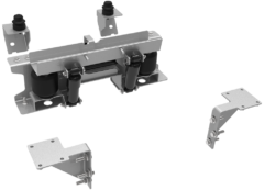 Front view of 2351 A000 cab suspension