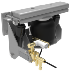 Front view of 2610 0000 cab suspension