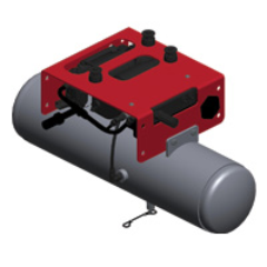 A rending of an electronic air kit