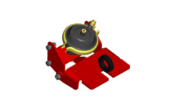 Rendering of a steering lock