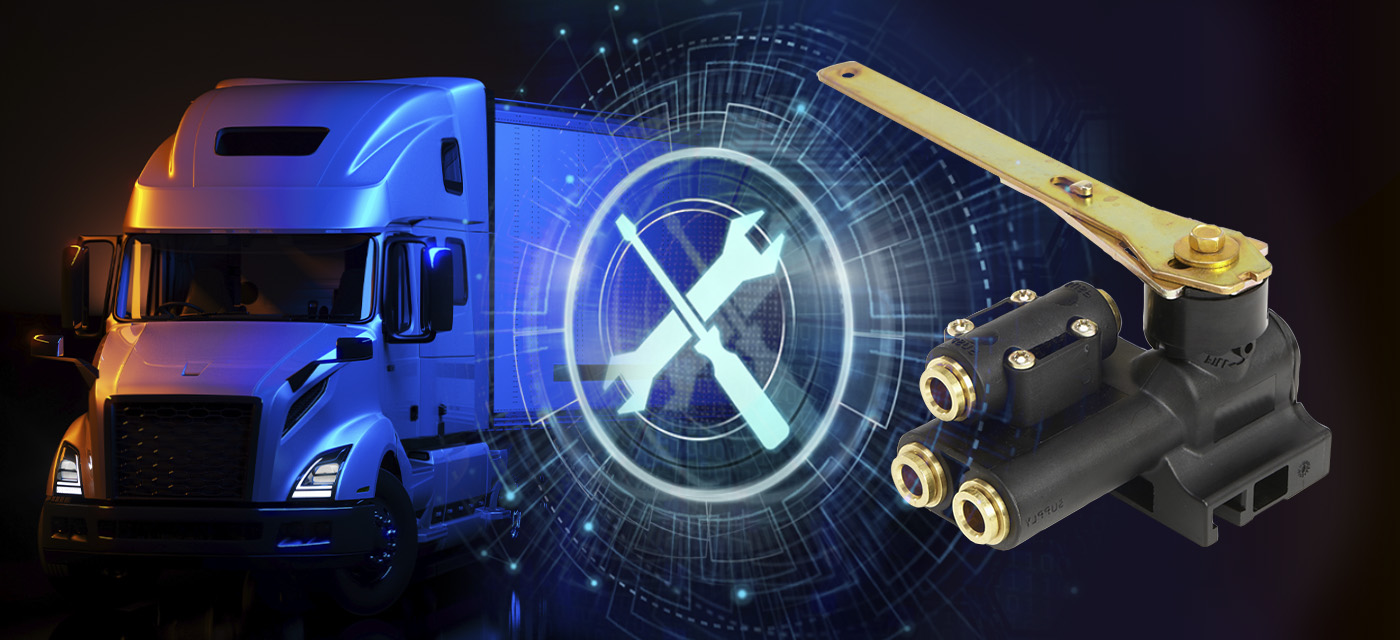 A semi truck with 1500 series HCV