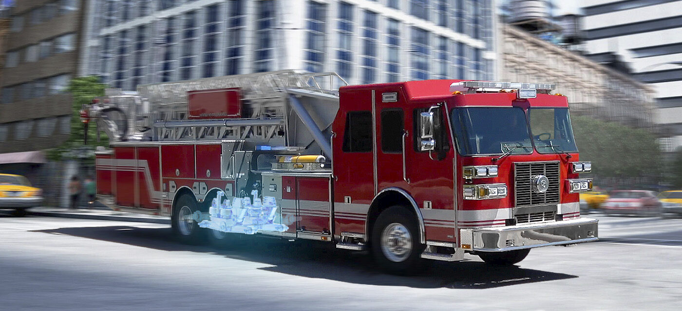 Air Link Redline on Firetruck