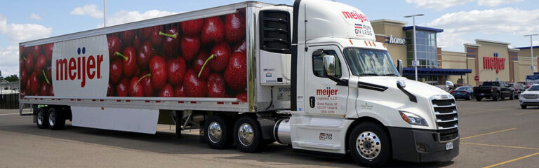 Meijer truck and trailer