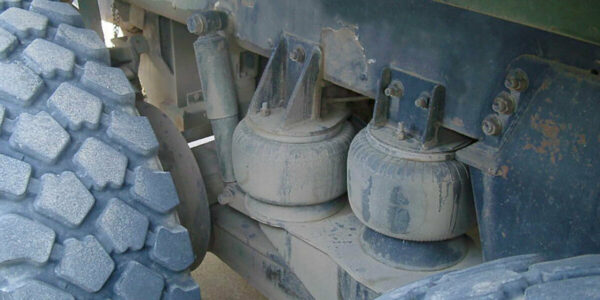 A close up of an Air Link Chassis Suspension