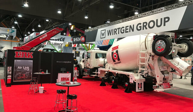 Link's 2017 World of Concrete booth