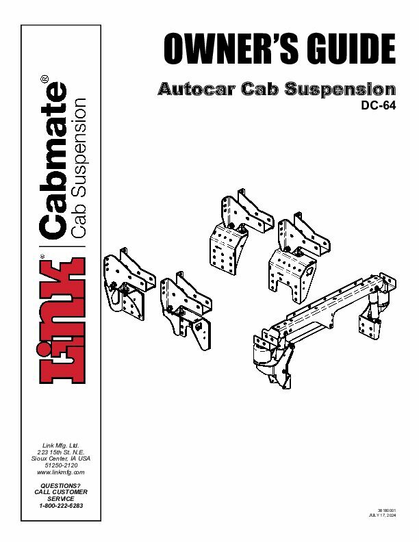 DC-64 Autocar document image - page 1