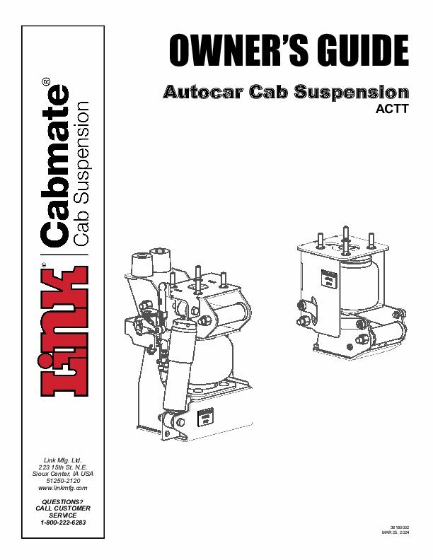 ACTT Autocar document image - page 1
