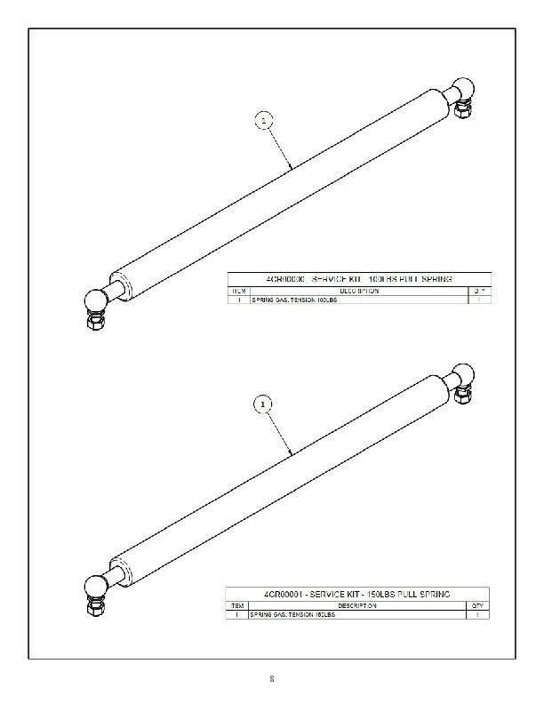 Spring-Assist Kit document image - page 1