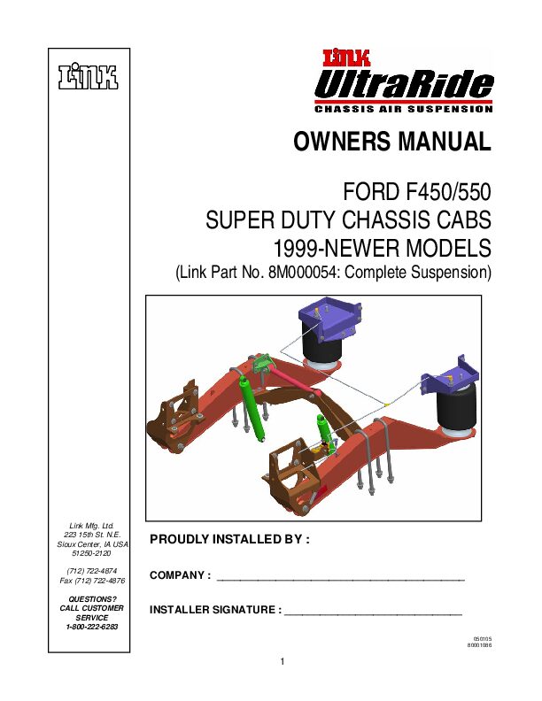 F450 & F550 document image - page 1