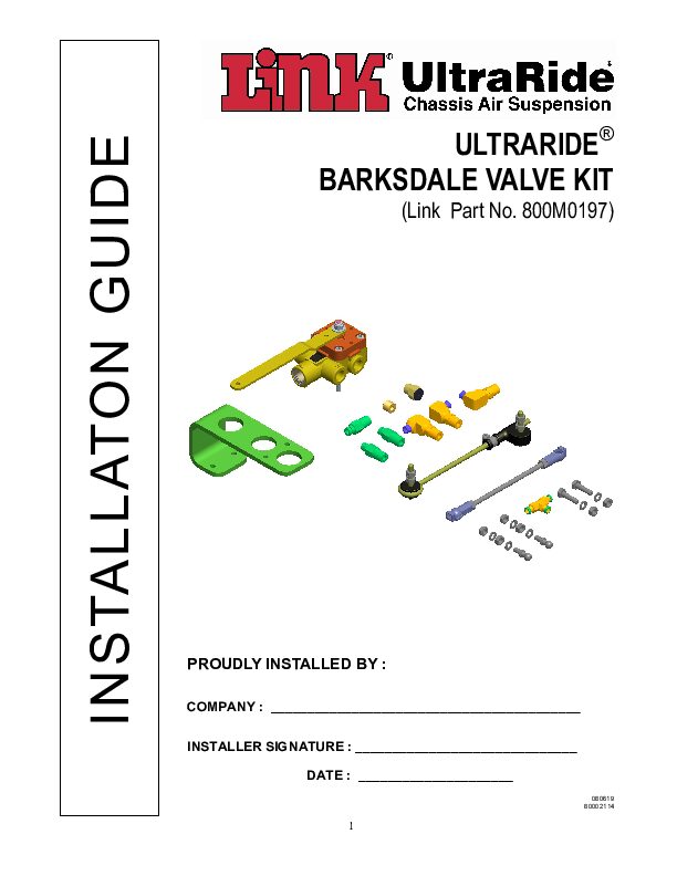 2nd Height-Control Valve document image - page 1