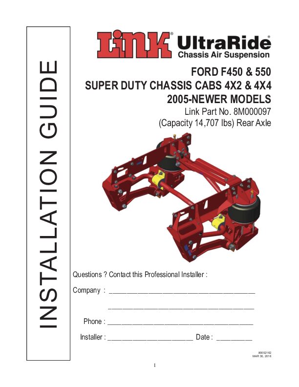 F450 & 550 document image - page 1