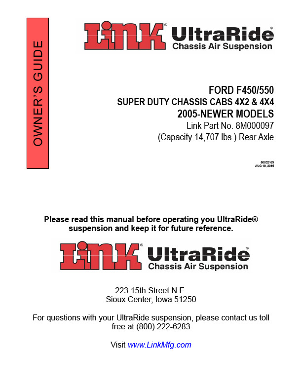 F450 & F550 document image - page 1