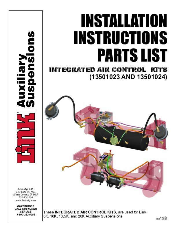 Integrated Air Control Kit document image - page 1