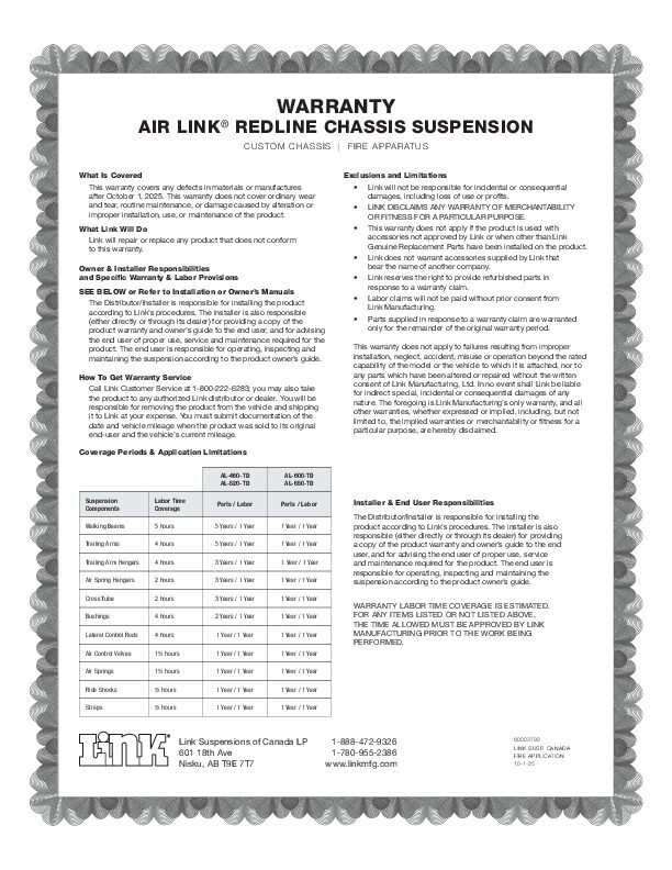 Custom Chassis | Fire Apparatus document image - page 1