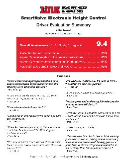 Driver Evaluation document image - page 1