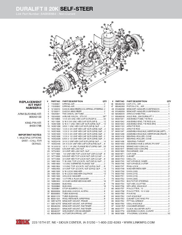 20K DuraLift II document image - page 1