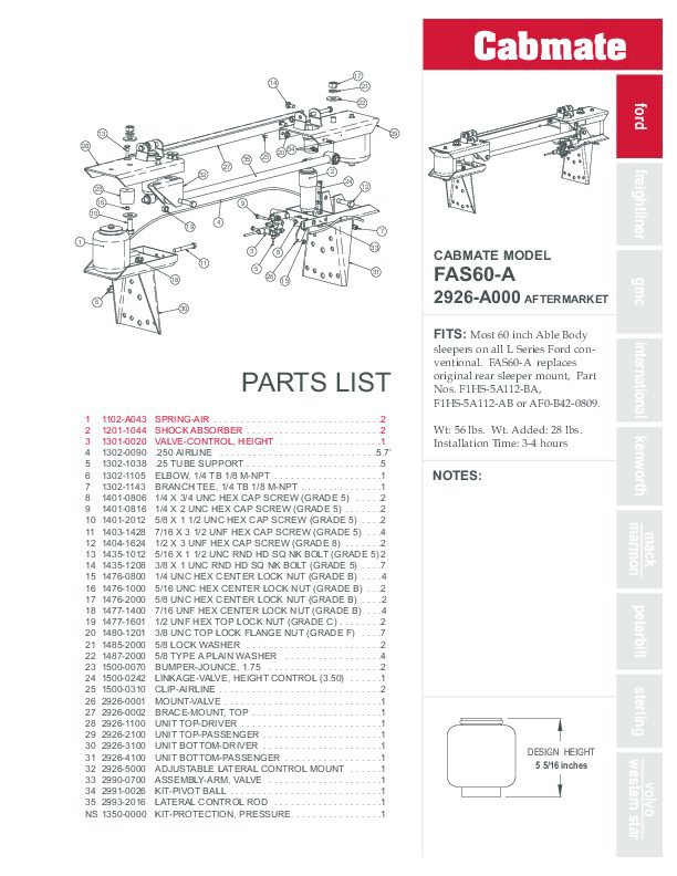 FAS60-A document image - page 1